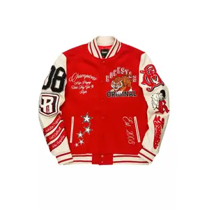 Alaric Red Varsity Jacket Alaric Red Varsity Jacket