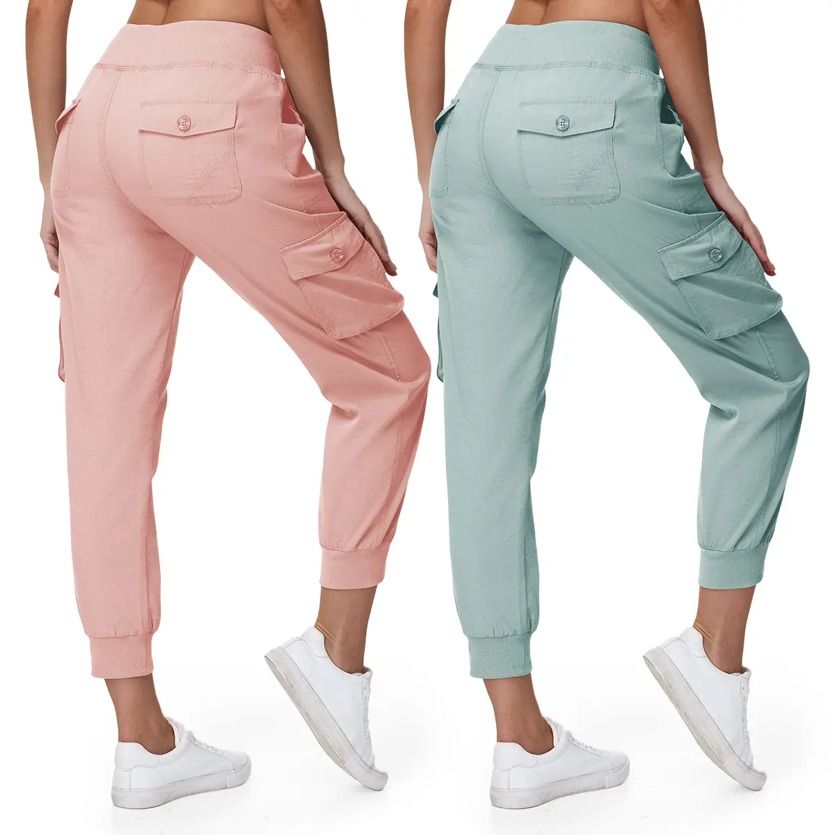 TBMPOY Womens Lightweight Cargo Joggers Hiking Pants Quick Dry Casual Travel Work Sweatpants with 6 Pockets  #summervibes fathersdaygift