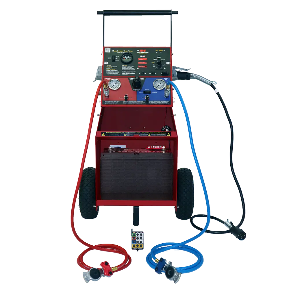 Super MUTT® Base Model Mobile Universal Trailer Tester For 7-Way Round Tractor Trailer Electrical and Air Brake Testing