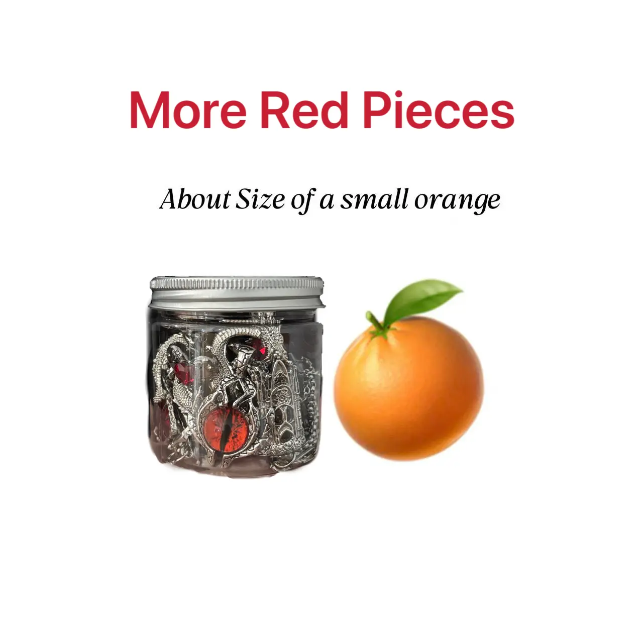 MINI SIZE-more red pieces (15 pieces )
