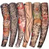 6 Pieces Bicycle Sport Tattoo Arm Sleeves, Protective Arm Sleeves, Outdoor Arm Sleeve, UV Cool Arm Covers for Cycling and Running, Elastic Sports Sleeve Set