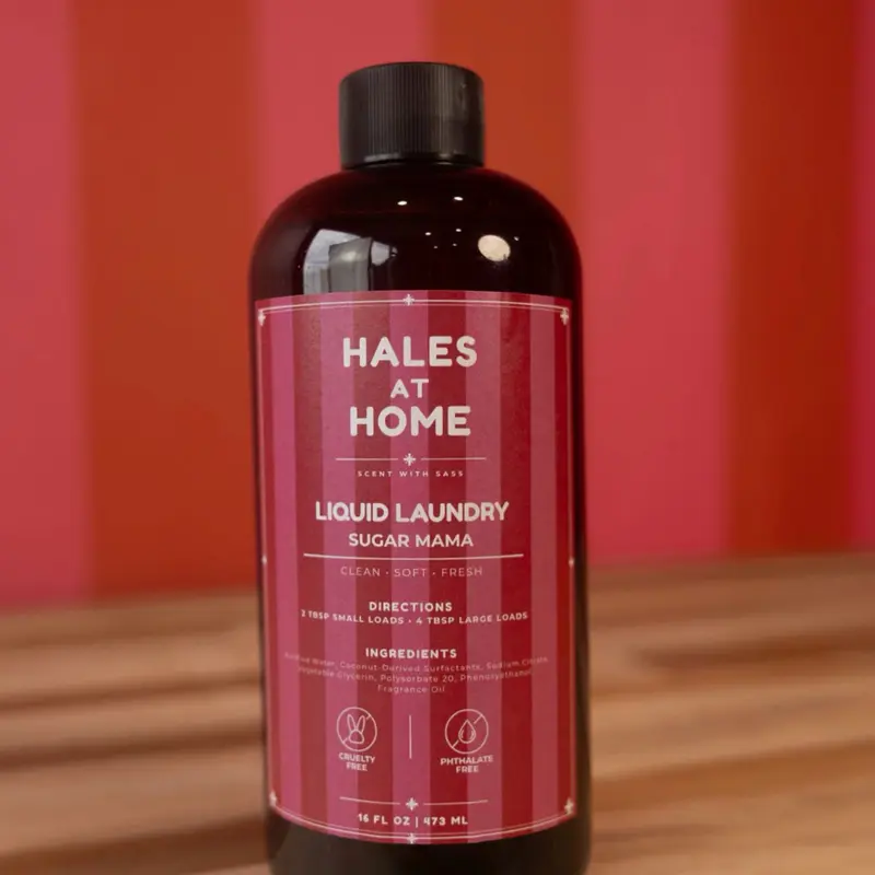 HALES AT HOME LAUNDRY COLLECTION- liquid, laundry detergent and powder, laundry detergent options!
