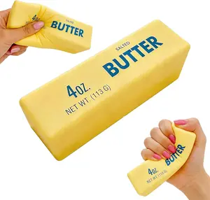 Summer Spring Gift Slow Rebound Cute Butter Squeeze Stress Balls, 2026 New Realistic Soft Butter Stick Fidget Toy, Slow Rising Portable Squishy for Adults Anxiety & Stress Relief, Sensory Gifts for Office, Home