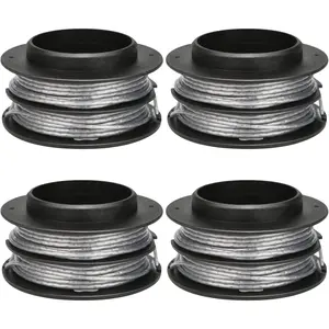 KST 130X Spool Trimmer line 17ft 0.080" Compatible with Kobalt 40-Volt String Trimmer Models2905303,KST 130X-06, Item Number796787,831145 4 Pack