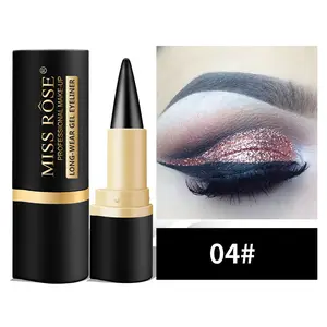 Gel Eyeliner Pencil Set, Anti-Fade Waterproof Matte Quick-Dry Eye Liner Pen, Makeup Tattoo Eyeliner Stick Cosmetics