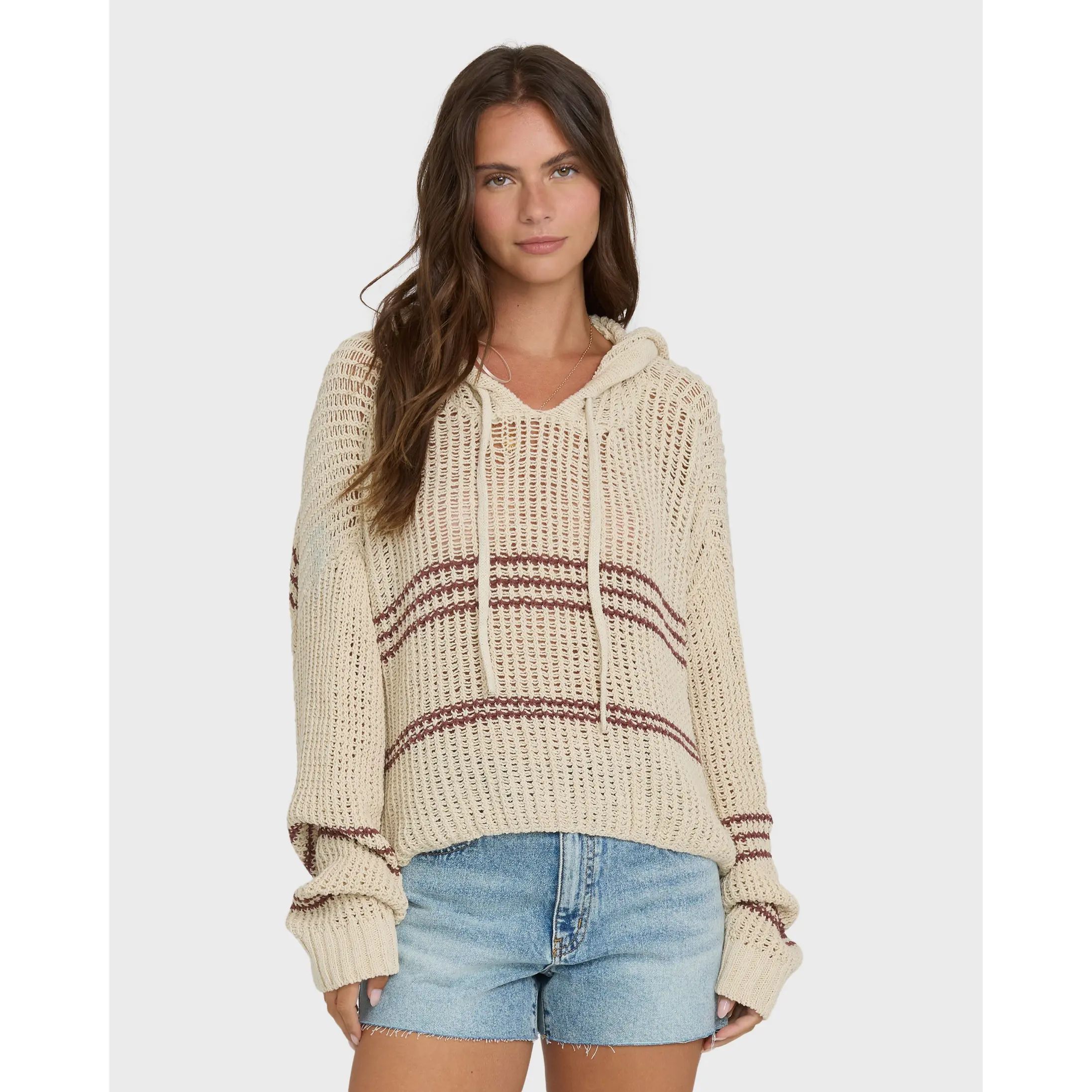 BILLABONG Women's Dawn Pullover Hoodie, 100% Cottoon Knit Long Sleeve Warm Casual Everyday Wear