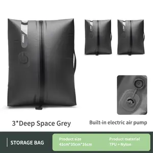 【CHAOFANJI】3-pack/Automatic vacuum bag/Comes with rechargeable air pump/Integrated vacuum bag/Travel compression bag