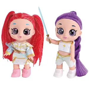 Kpop Anime Action Dolls Can Play Music,5D Eyes 10 Inch 5 Joints White Clothes with Accessories,Rumi,Mira,Zoey Figure,Gifts for Fans&Kids,Toys for Boys&Grils
