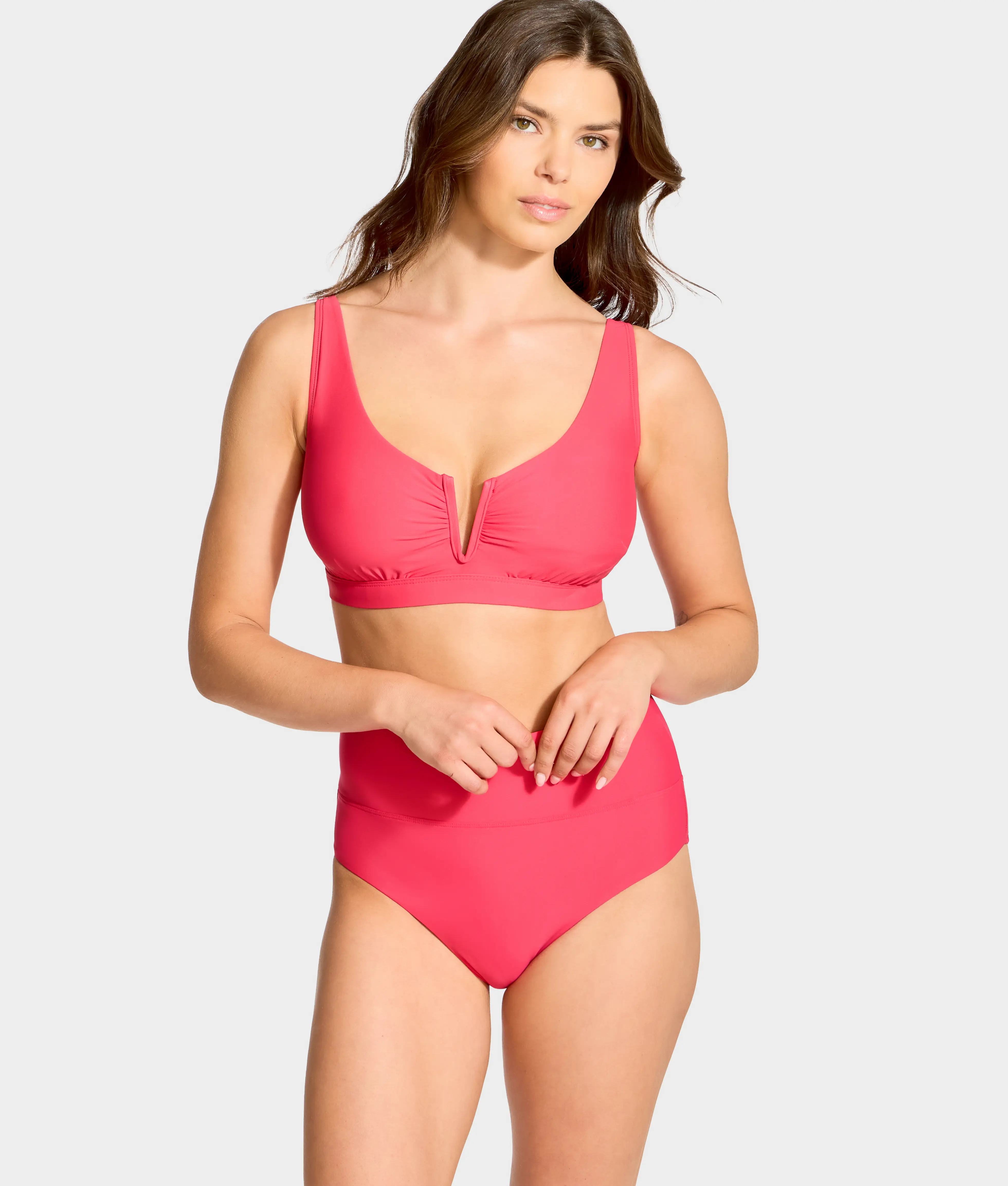 V Front Bralette Underwire Bikini Top