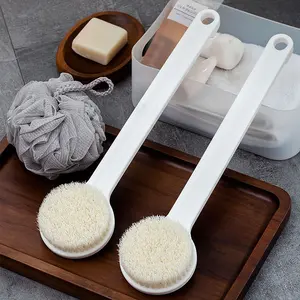 Long Handle Exfoliating Bath Brush for Back Scrubbing, Spa Experience at Home, No Need for Assistance, Enhance Your Shower Routine, Exfoliating Shower Scrubber