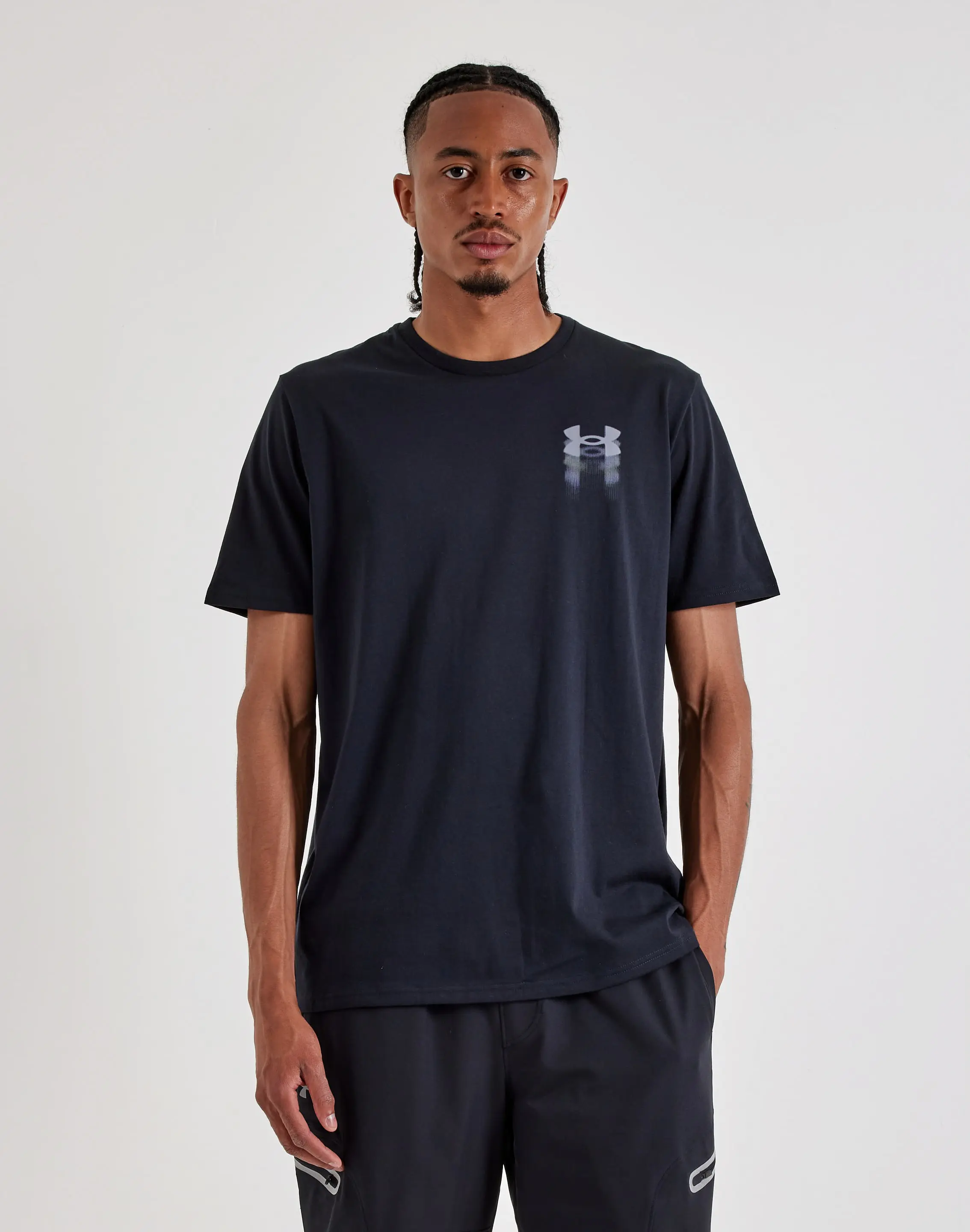Mens Under Armour Blur Logo Tee