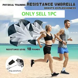 Speed and Strength Training Parachute for Football and Running, Improve Explosiveness and Endurance, 1pc Athletic Training Gear