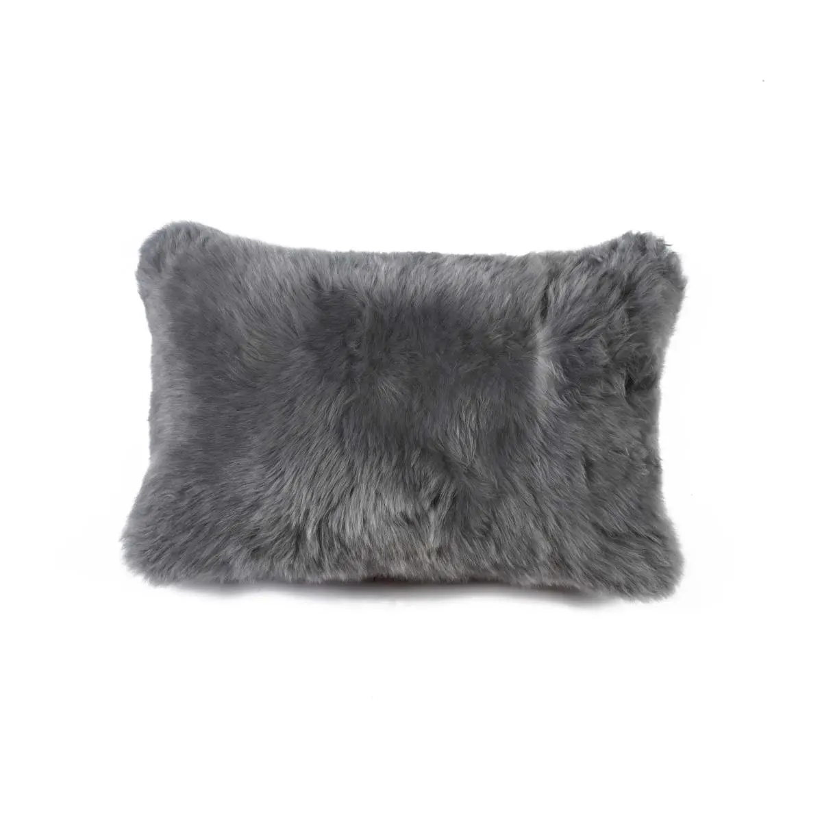 HomeRoots 316890 12 x 20 in. Sheepskin Pillow - Gray