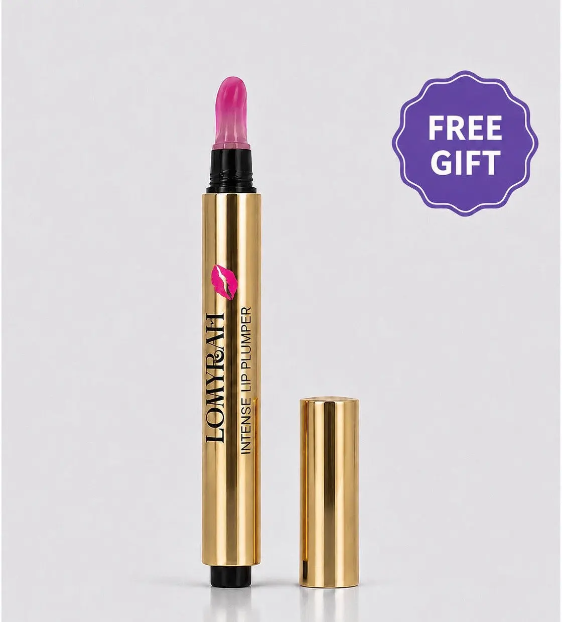 2 in 1 Intense Lip Plumper & Tinted Gloss (BERRY PINK)