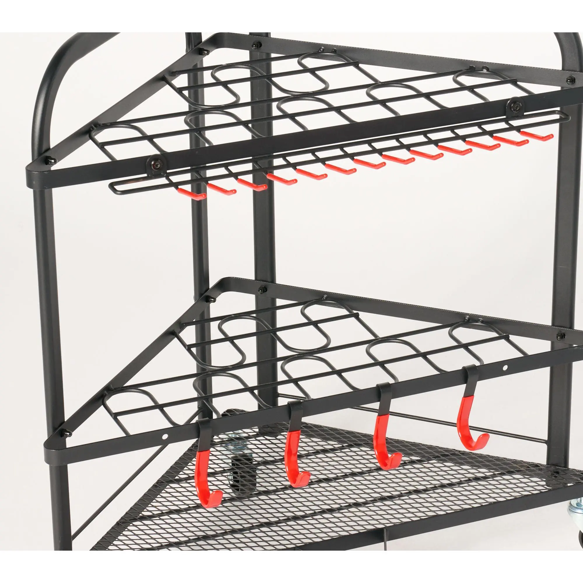 Garage21 Multipurpose Corner Garage Storage Rack w/ Wheels Garage21 Multipurpose Corner Garage Storage Rack w/ Wheels