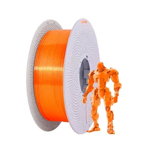 Silk 3D Printing Filament Roll 1kg, Transparent Satin Finish, Easy to Print, High Tolerance, Suitable for Beginners and Experts