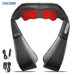 2025 Back and Neck Massager, Shiatsu Massager with Heat. Electric 4D Massage Pillow. Pain Relief, Home, Office, and Car Use. Gift. Comfort