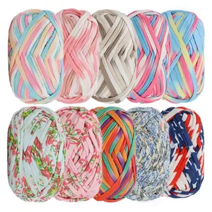 3-Piece Set Gradient Dye Polyester Yarn Thread, Assorted Yarn Set, Ideal for Crochet Bags Baskets Cushions Christmas Gifts DIY Crafts