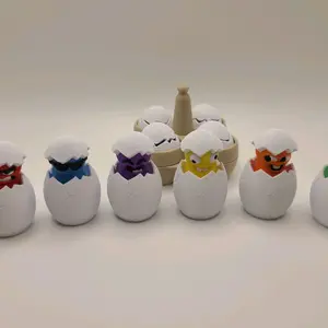 Wacky Cracked Fidget Eggs - Fun Stress Relief Toys with Colorful Characters for Kids and Adults