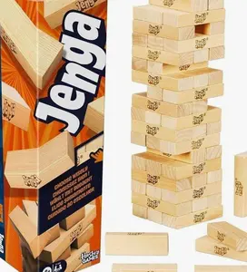 Official Hasbro Games Jenga Game | Digital Die for 6 More Ways to Play | Original Wood Block Game | Stacking Tower | Ages 6+ | 1+ Players | Party Games | Kids