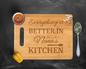 Grandma Cutting Board, Cutting board for Nana, kitchen gift (Nana)