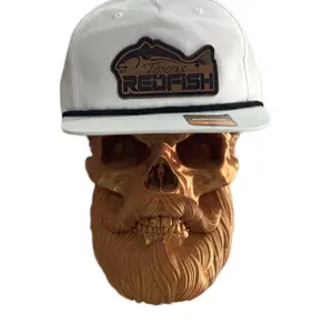 Redfish Rope Cap Authentic Leather patch sewn