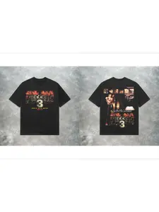 Retro Tekken 3 PS2 T-shirt Y2K arcade fighting game T-shirt pure cotton loose fit unisex fashion casual T-shirt men clothing