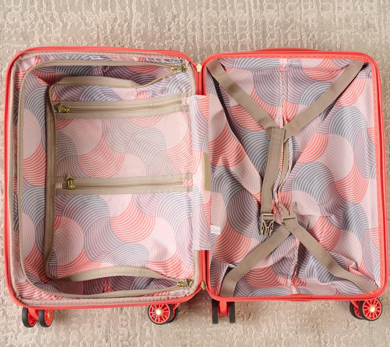 Triforce 21" Hardside Carry-On Luggage with Weekender Bag