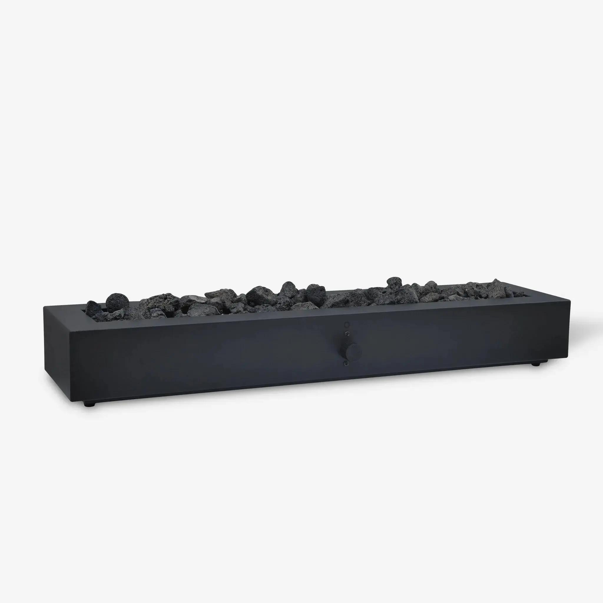 28" Outdoor Tabletop Fireplace Black - Threshold