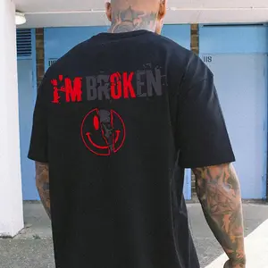 I'm Broken T-shirt, Basic Tee, T shirt Cotton, T Shirt Comfortable.