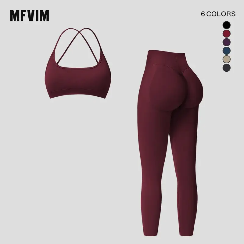 Women's 2-Piece Athleisure Gym Clothes - Sleeveless Crop Tank Top & Tight Shorts, High Elastic Quick-Dry Stretchable Female Casual Sports Activewear for Yoga, All Seasons Athletic Set