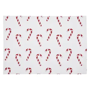 Candy Cane Wishes Placemat Set of 6 by Valerie