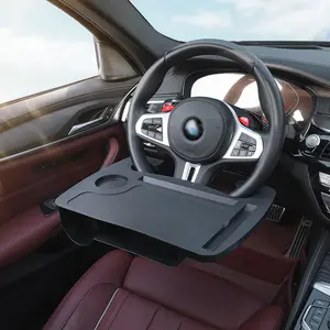 Portable Car Laptop Computer Desk Mount Stand Eat Work Car Steering Wheel Dining Table BracketDrink Food Coffee Tray Board