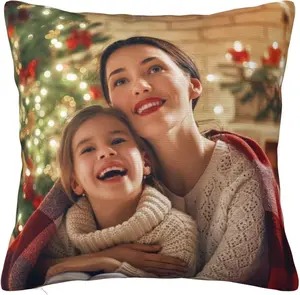 Custom Pillowcase with Picture Personalized Throw Pillowcase with Your Own Text/Image/Logo