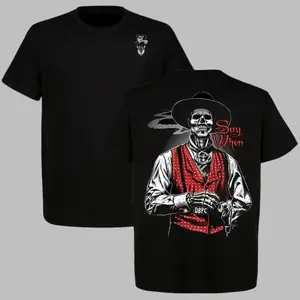Doc Holliday Say When Old West Death Dealers Collection Tombstone Ghost Town Zombie T-Shirt, Cowboy Shirt, Full Color, Full Size