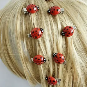 10Pcs Cute Ladybug Hair Clips for Girls - Non-Slip Hair Barrettes Set, Fun Animal Design Hair Accessories, Perfect Stylish Decoration for Back to School & Daily Wear Party Holiday Gentle On Hair Vibrant Patterns