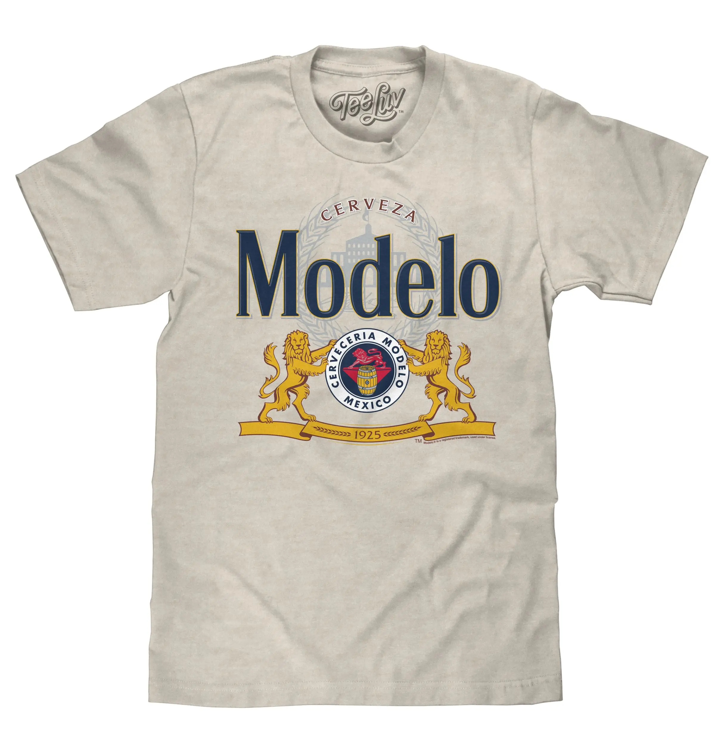 Cerveza Modelo Beer T-Shirt - Oatmeal Heather