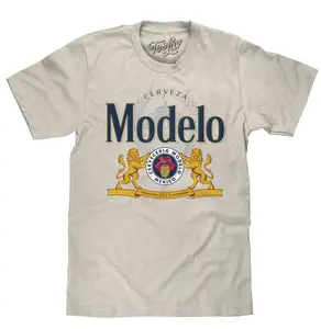 Cerveza Modelo Beer T-Shirt - Oatmeal Heather