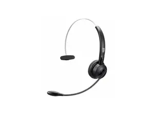 ADESSO Xtream P300 Bluetooth Single Ear Headset with Charging Dock 14 Hour Talk Time Wireless Office Headphone