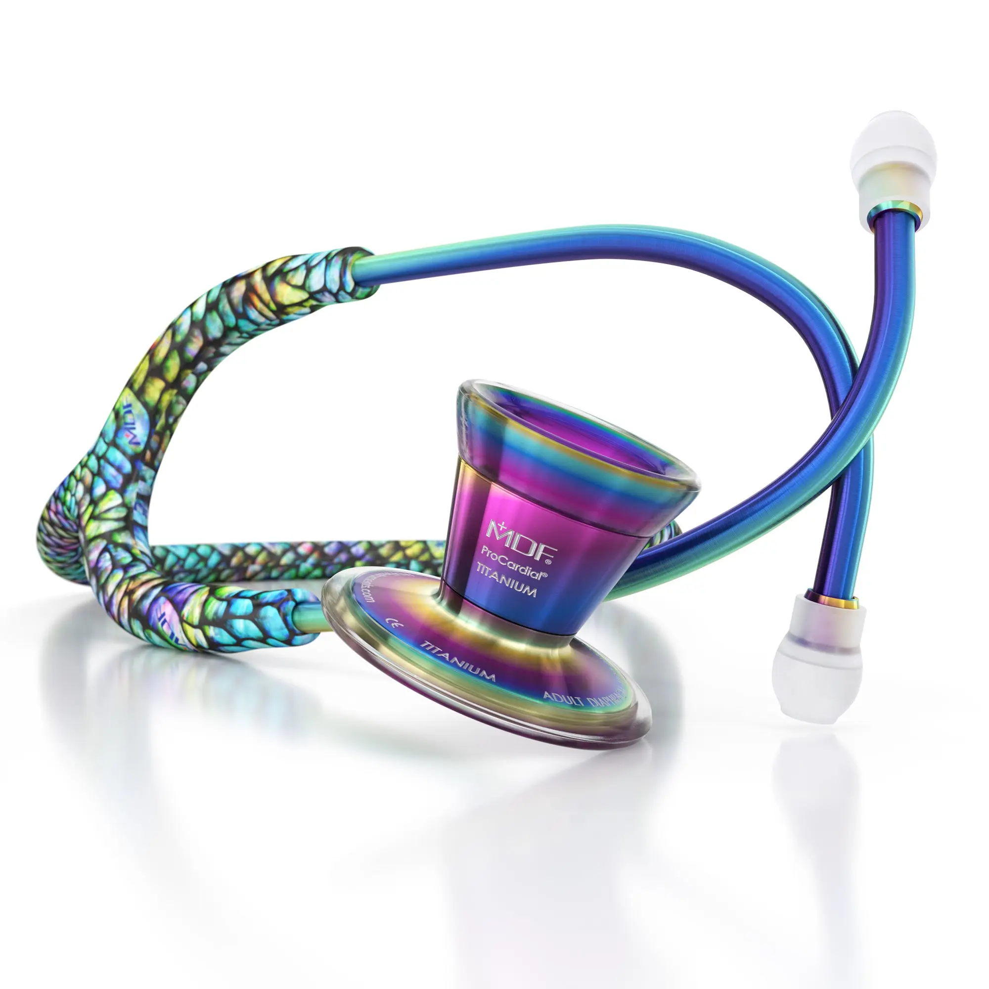 ProCardial® Titanium Cardiology Stethoscope - Mermaid/Kaleidoscope