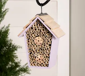 Garden Reflections Hanging Habitat House for Bees Garden Reflections Hanging Habitat House for Bees
