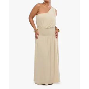 One Shoulder Maxi Dress