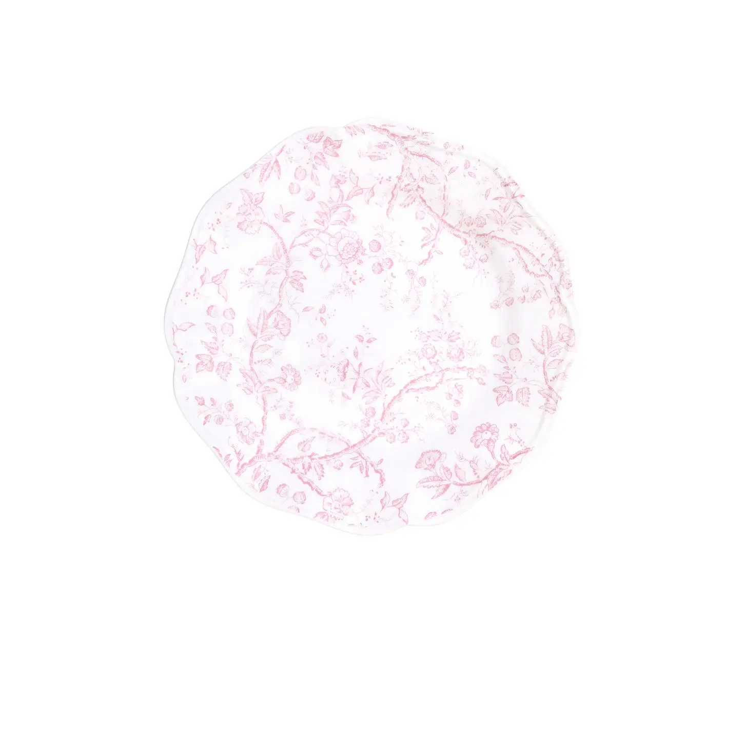 Noon & Moon Rosy Bloom Plate 9 Inch