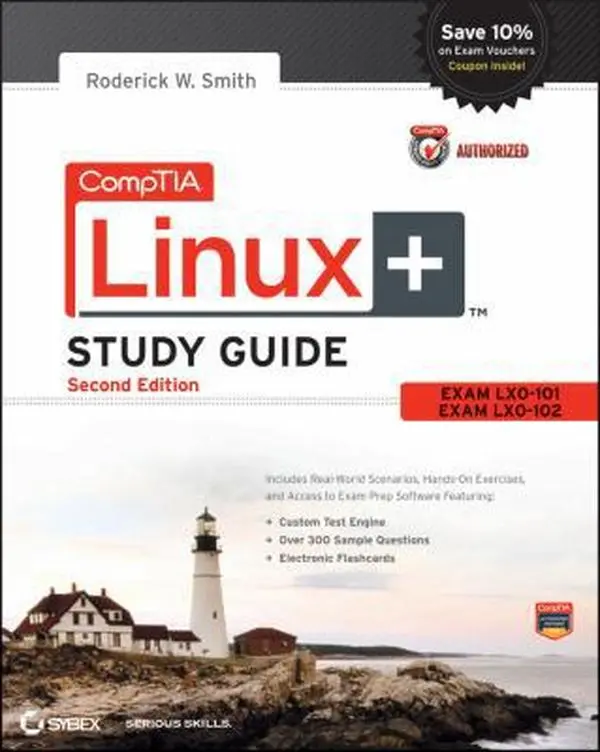 USED Book - CompTIA Linux+: Exams LX0-101 and LX0-102 by Roderick W. Smith (Paperback) - english