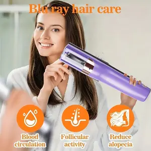 Split end trimmer, wireless women's hair clipper, cordless automatic split end remover, USB rechargeable portable, Lightweight, Automatic feature, for damaged hair care, perfect gift for women, daily hair styling tool, Compact Design