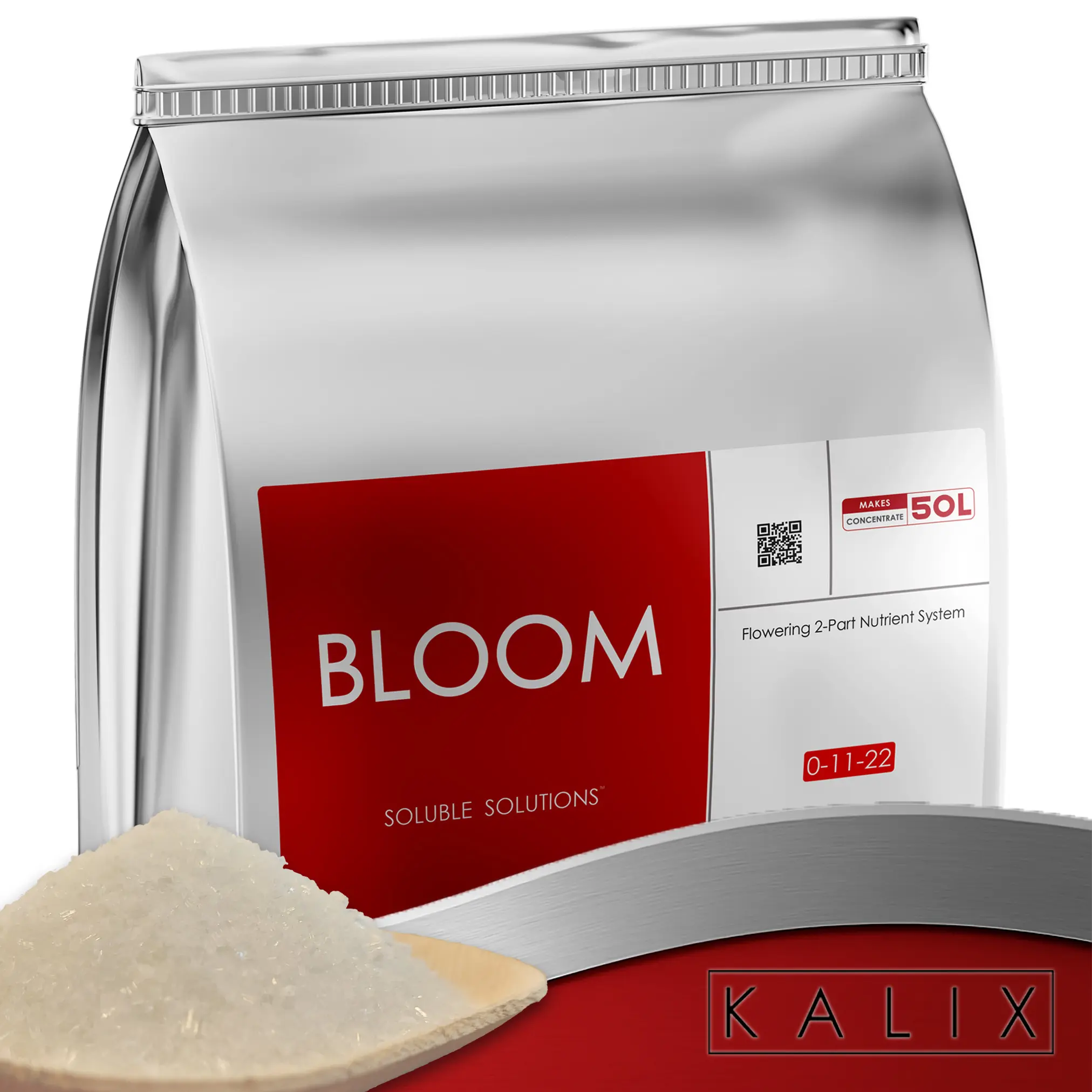 KALIX BLOOM 0-11-22 Ratio Fully Water-Soluble Nutrient (2 lb) - Hydroponic Growing System Support, Delivers Phosphorus & Potassium, Maintains Balance, Supports Plant Performance, High Demand Boost