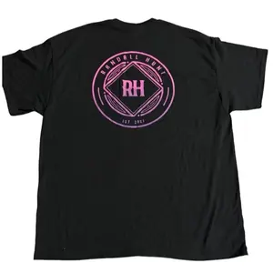 Randall Hunt purple print T