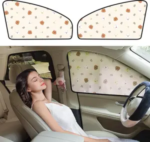 Aokway Car Window Shades for Baby (2 Pack) | 99% UV Protection, Glare Shield & Privacy Screen | Sun Blocker for Side Windows | Magnetic Sunshade for SUV, Sedan, Minivan