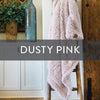 ANGEL PLUSH BLANKET | BIG - DUSTY PINK