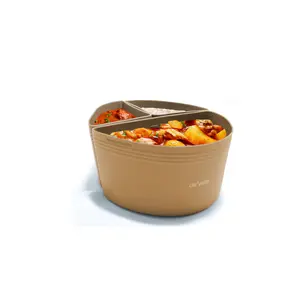 x Reusable Silicone Crock-Pot & Slow-Cooker Divider 3-Piece  ** BLACK FRAIDAY DEAL ** Limit One Per Customer